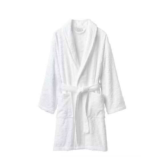 HOTEL COLLECTION Classic Textured Scroll Robe NEW - Picture 6 of 8